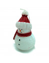 Tradineur - Pack de 4 Velas con Forma de Figuras Navideñas - Papá Noel, Reno, Muñeco de Nieve y Angel - Artículo decorativo para