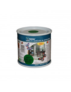 Paintusa - Bote de pintura esmalte S811 color verde abeto 125 ml ideal para interior y exterior
