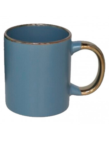 Tradineur - Pack de 6 Tazas Mug Modelo Amberes - Fabricado en cerámica - Ideal para café e infusiones - Apta para lavavajillas y