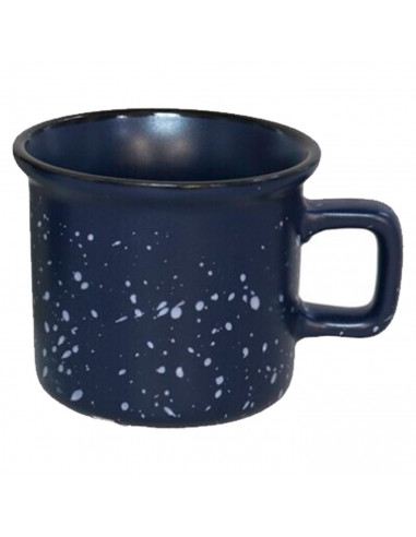 Tradineur - Pack de 4 Tazas Mug Modelo Ontario - Fabricado en cerámica - Ideal para café e infusiones - Apta para lavavajillas y