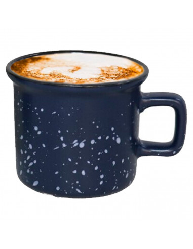 Tradineur - Pack de 4 Tazas Mug Modelo Ontario - Fabricado en cerámica - Ideal para café e infusiones - Apta para lavavajillas y
