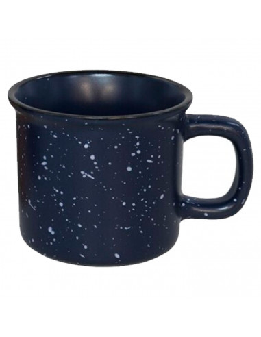 Tradineur - Pack de 4 Tazas Mug Modelo Ontario - Fabricado en cerámica - Ideal para café e infusiones - Apta para lavavajillas y