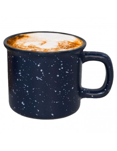 Tradineur - Pack de 4 Tazas Mug Modelo Ontario - Fabricado en cerámica - Ideal para café e infusiones - Apta para lavavajillas y