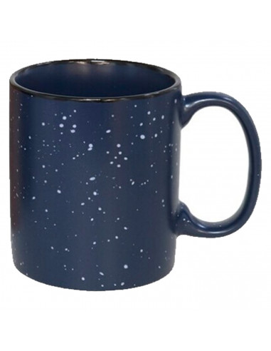 Tradineur - Pack de 4 Tazas Mug Modelo Ontario - Fabricado en cerámica - Ideal para café e infusiones - Apta para lavavajillas y