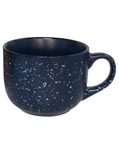 Tradineur - Pack de 4 Tazas Mug Modelo Ontario - Fabricado en cerámica - Ideal para café e infusiones - Apta para lavavajillas y