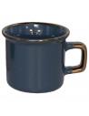 Tradineur - Pack de 4 Tazas Mug Modelo Regina - Fabricado en cerámica - Ideal para café e infusiones - Apta para lavavajillas y