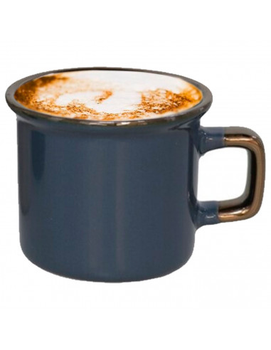 Tradineur - Pack de 4 Tazas Mug Modelo Regina - Fabricado en cerámica - Ideal para café e infusiones - Apta para lavavajillas y