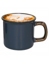 Tradineur - Pack de 4 Tazas Mug Modelo Regina - Fabricado en cerámica - Ideal para café e infusiones - Apta para lavavajillas y