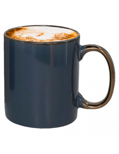 Tradineur - Pack de 4 Tazas Mug Modelo Regina - Fabricado en cerámica - Ideal para café e infusiones - Apta para lavavajillas y