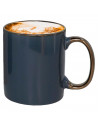 Tradineur - Pack de 4 Tazas Mug Modelo Regina - Fabricado en cerámica - Ideal para café e infusiones - Apta para lavavajillas y