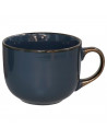 Tradineur - Pack de 4 Tazas Mug Modelo Regina - Fabricado en cerámica - Ideal para café e infusiones - Apta para lavavajillas y