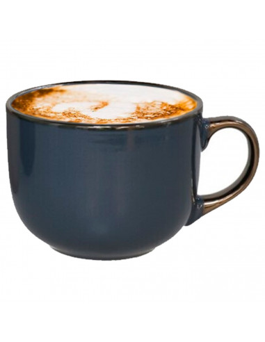 Tradineur - Pack de 4 Tazas Mug Modelo Regina - Fabricado en cerámica - Ideal para café e infusiones - Apta para lavavajillas y