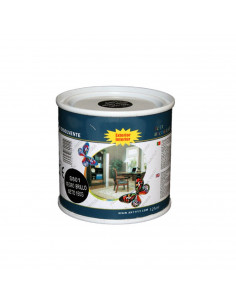 Paintusa - Bote de pintura esmalte S801 color negro brillo 125 ml ideal para interior y exterior