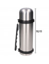 Tradineur - Termo modelo Ray - Fabricado en Acero Inoxidable - Ideal para conservar la temperatura de tus bebidas - Capacidad de