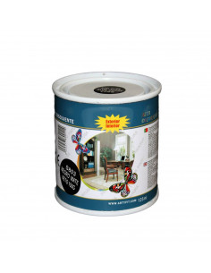 Paintusa -  Bote de pintura esmaltada negro mate S803 125 ml, válido para multitud de superficies de interior y exterior. Esmalt
