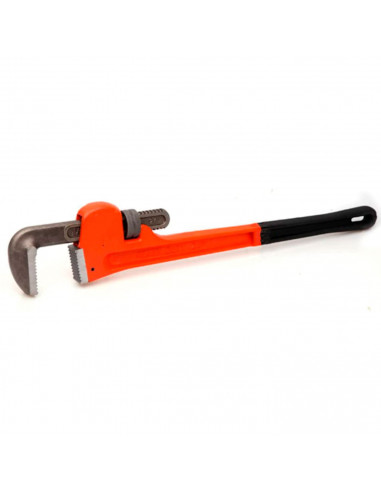 Tradineur - Llave Stillson para tubos, hierro, alta resistencia, heavy duty, fontanería, plomería, reparaciones, 450 mm