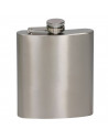 Tradineur - Petaca de acero, modelo Sam, recipiente para whisky, licores, agua, portátil, camping, senderismo, viajes, apta para