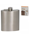 Tradineur - Petaca de acero, modelo Sam, recipiente para whisky, licores, agua, portátil, camping, senderismo, viajes, apta para
