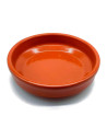 Tradineur - Pack de 12 cazuelas redondas de barro - Aptas para vitro y horno - Ideales para servir tapas y aperitivos - Ø 8 cm