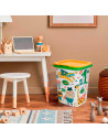 Tradineur - Papelera con diseños Infantiles con tapa - Fabricado en Plástico - Capacidad de 15 Litros - 47 x 28,7 x 26 cm - Dise