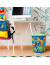 Tradineur - Papelera con diseños Infantiles con tapa - Fabricado en Plástico - Capacidad de 15 Litros - 47 x 28,7 x 26 cm - Dise