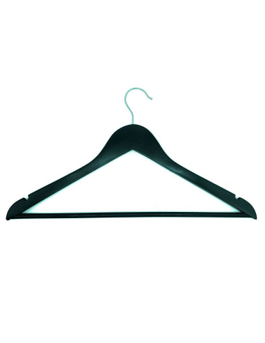 Tradineur - Pack de 2 juegos de 3 Perchas de armario - Fabricado en Madera - Ideal para el Almacenamiento y Organización - 23 x