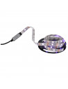 Gerimport - Guirnalda de 2 metros, con 60 leds con modelo de colores rgb, con conexión usb y mando a distancia. Cinta luminosa p