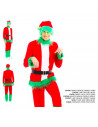 Tradineur - Disfraz de duende verde gruñón para adulto, poliéster, incluye camiseta, pantalón, cinturón y gorro, atuendo de Navi