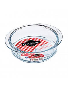 Ôcuisine - Vaporera de vidrio de 20 cm de diámetro, recipiente de vidrio para alimentos