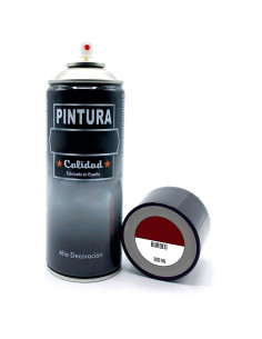 Tradineur - Bote de Pintura en Spray - Fabricado en España - Ideal para cualquier superficie, Madera, Metal, Cartón, Piedra o Ce