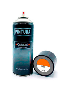 Tradineur - Bote de Pintura en Spray - Fabricado en España - Ideal para cualquier superficie, Madera, Metal, Cartón, Piedra o Ce