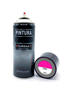 Tradineur - Bote de Pintura en Spray - Fabricado en España - Ideal para cualquier superficie, Madera, Metal, Cartón, Piedra o Ce