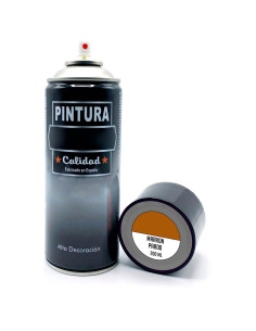 Tradineur - Bote de Pintura en Spray - Fabricado en España - Ideal para cualquier superficie, Madera, Metal, Cartón, Piedra o Ce