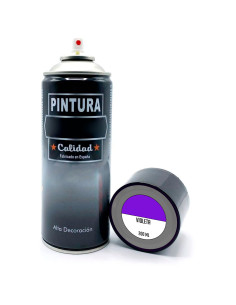 Tradineur - Bote de Pintura en Spray - Fabricado en España - Ideal para cualquier superficie, Madera, Metal, Cartón, Piedra o Ce