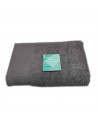 Rams - Toalla de baño de algodón, color gris pizarra, 60 x 130 cm, suave, altamente absorbente, secado rápido