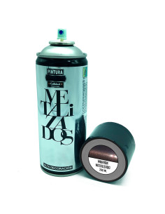 Tradineur - Bote de Pintura en Spray - Fabricado en España - Ideal para cualquier superficie, Madera, Metal, Cartón, Piedra o Ce