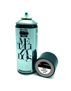 Tradineur - Bote de Pintura en Spray - Fabricado en España - Ideal para cualquier superficie, Madera, Metal, Cartón, Piedra o Ce