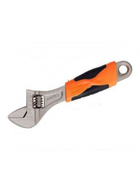 Llave inglesa de 6 pulgadas 150 mm, llave ajustable con empuñadura de goma, 15 x 4 x 1 cm. Llave inglesa de 6 pulgadas 150 mm, llave ajustable con empuñadura de goma, 15 x 4 x 1 cm.