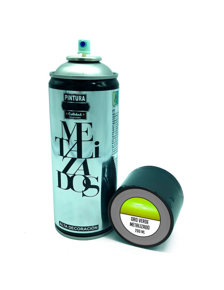 Tradineur - Bote de Pintura en Spray - Fabricado en España - Ideal para cualquier superficie, Madera, Metal, Cartón, Piedra o Ce