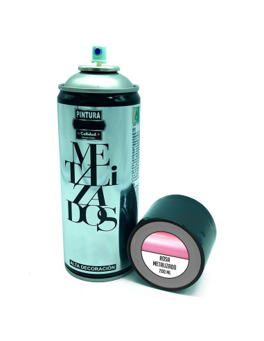 Tradineur - Bote de Pintura en Spray - Fabricado en España - Ideal para cualquier superficie, Madera, Metal, Cartón, Piedra o Ce
