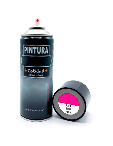 Tradineur - Bote de Pintura en Spray - Fabricado en España - Ideal para cualquier superficie, Madera, Metal, Cartón, Piedra o Ce