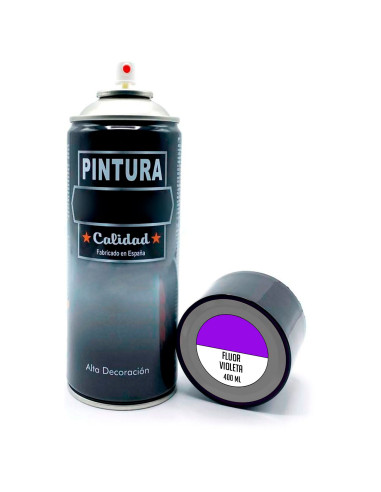 Tradineur - Bote de Pintura en Spray - Fabricado en España - Ideal para cualquier superficie, Madera, Metal, Cartón, Piedra o Ce