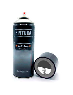 Tradineur - Bote de Pintura en Spray - Fabricado en España - Ideal para cualquier superficie, Madera, Metal, Cartón, Piedra o Ce