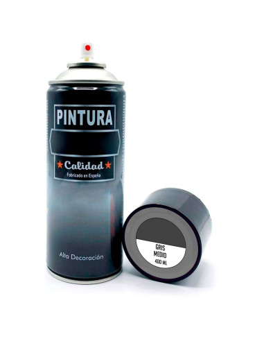 Tradineur - Bote de Pintura en Spray - Fabricado en España - Ideal para cualquier superficie, Madera, Metal, Cartón, Piedra o Ce