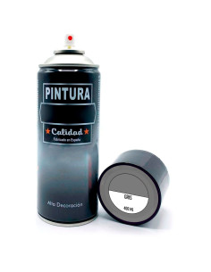 Tradineur - Bote de Pintura en Spray - Fabricado en España - Ideal para cualquier superficie, Madera, Metal, Cartón, Piedra o Ce