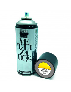 Tradineur - Bote de Pintura en Spray - Fabricado en España - Ideal para cualquier superficie, Madera, Metal, Cartón, Piedra o Ce