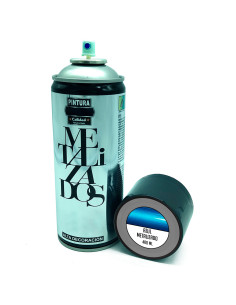Tradineur - Bote de Pintura en Spray - Fabricado en España - Ideal para cualquier superficie, Madera, Metal, Cartón, Piedra o Ce