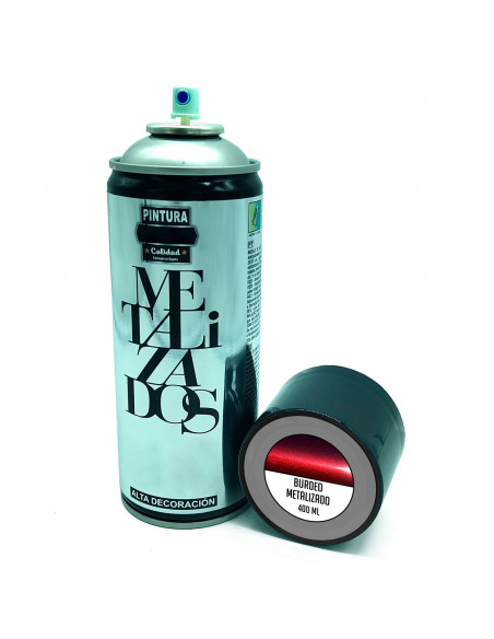 Tradineur - Bote de Pintura en Spray - Fabricado en España - Ideal para cualquier superficie, Madera, Metal, Cartón, Piedra o Ce