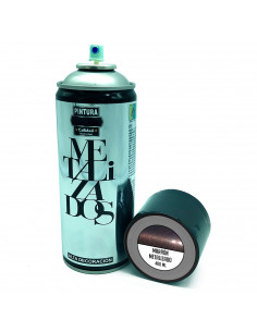 Tradineur - Bote de Pintura en Spray - Fabricado en España - Ideal para cualquier superficie, Madera, Metal, Cartón, Piedra o Ce