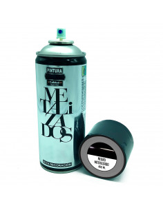 Tradineur - Bote de Pintura en Spray - Fabricado en España - Ideal para cualquier superficie, Madera, Metal, Cartón, Piedra o Ce